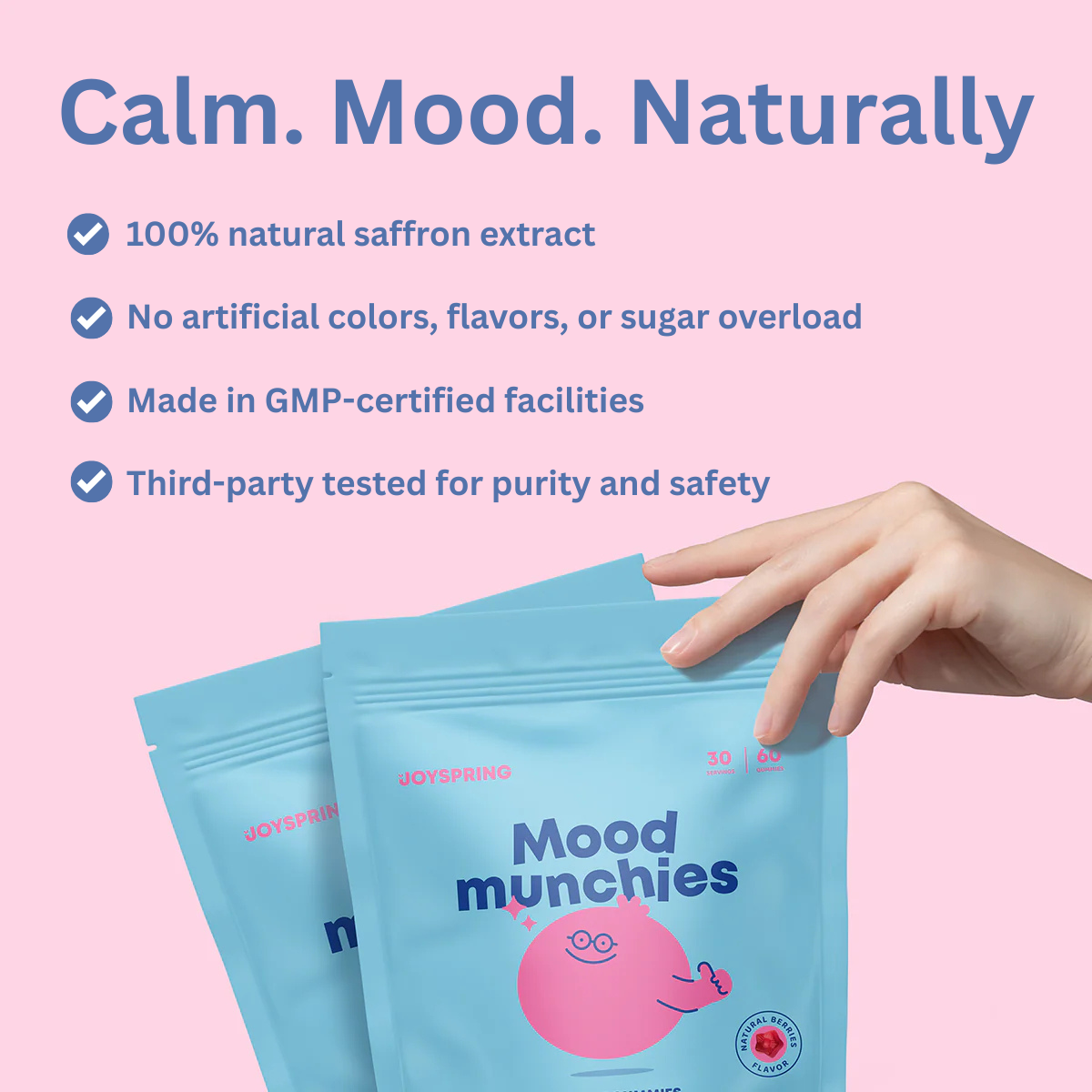 Mood Munchies Saffron Gummies